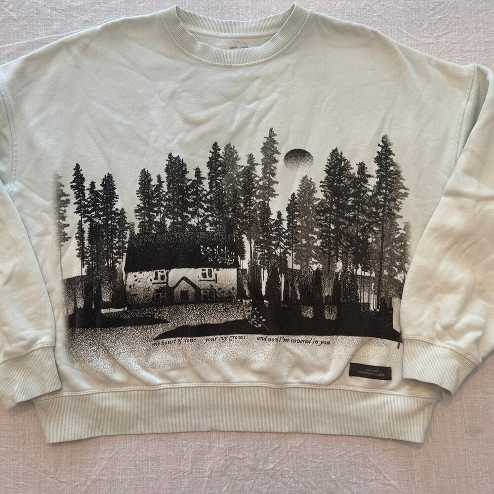 Taylor Swift | green Evermore My House of Stone Your Ivy Grows sweatshirt | M